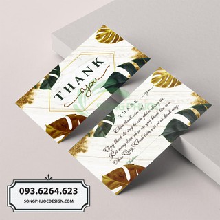 500 Thiệp cảm ơn Mẫu 9 - In Song Phước
