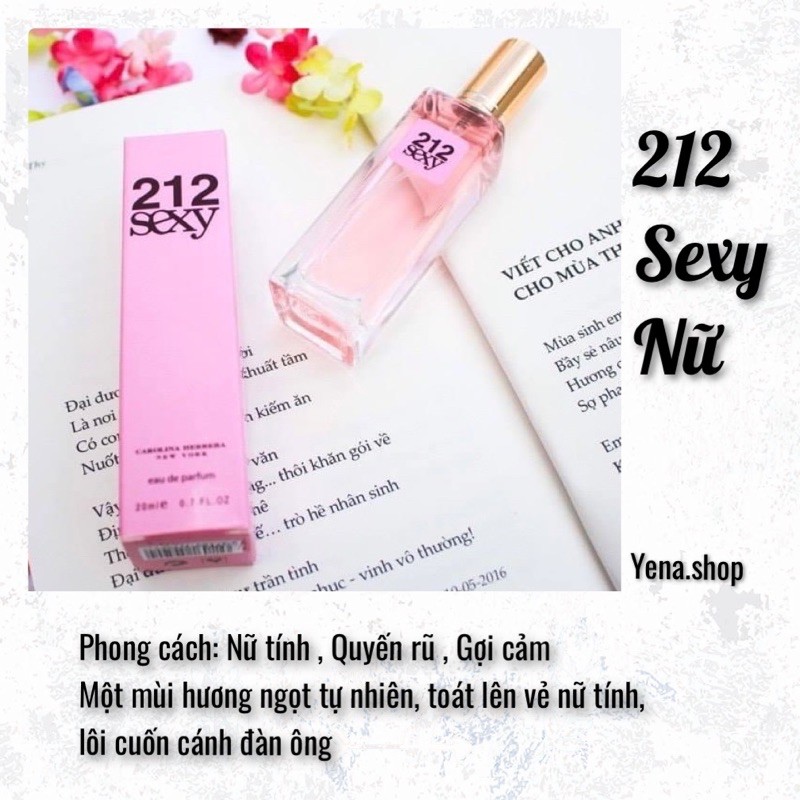 Nước hoa nữ 212 sexy chiết 20ml