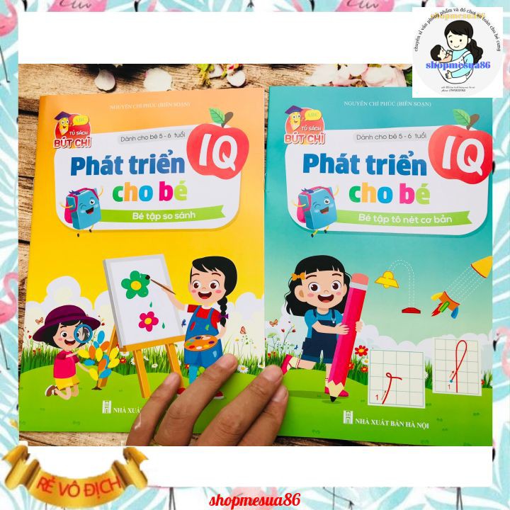 Bộ phát triển IQ, trí thông mình cho bé(5-6 tuổi)