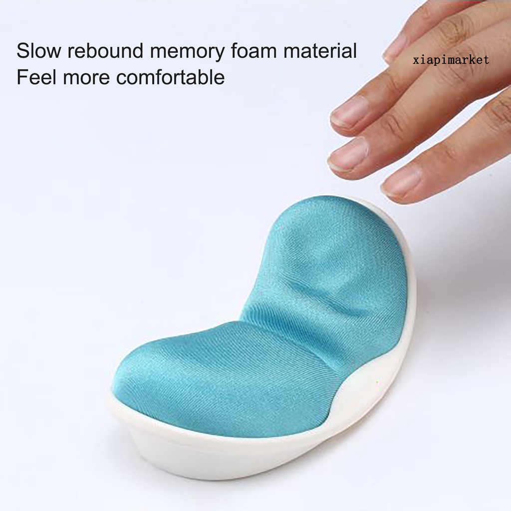 LOP_Wrist Rest Pad Anti-skid Non-fading Ergonomic Soft Computer Mouse Wrist Hand Rest Support for Office