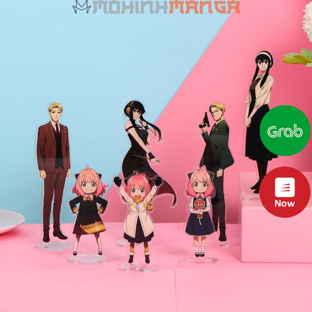 Mô hình standee tượng nhân vật Spy X Family Gia đình điệp viên Anya Loid Yor Forger Chimera