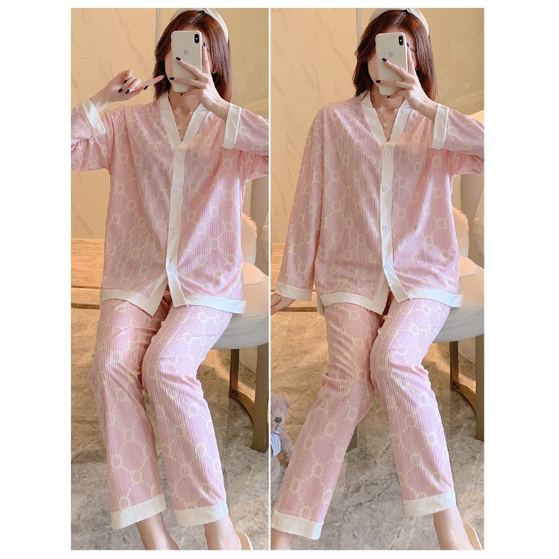 PIJAMA Mặc Nhà Dài Tay SAQ285