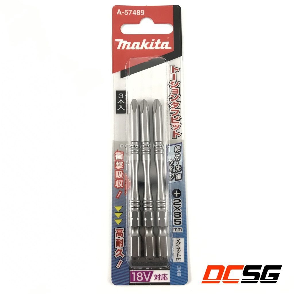 Mũi vít bake PH2x85mm Makita A-57489 (01 mũi) | DCSG
