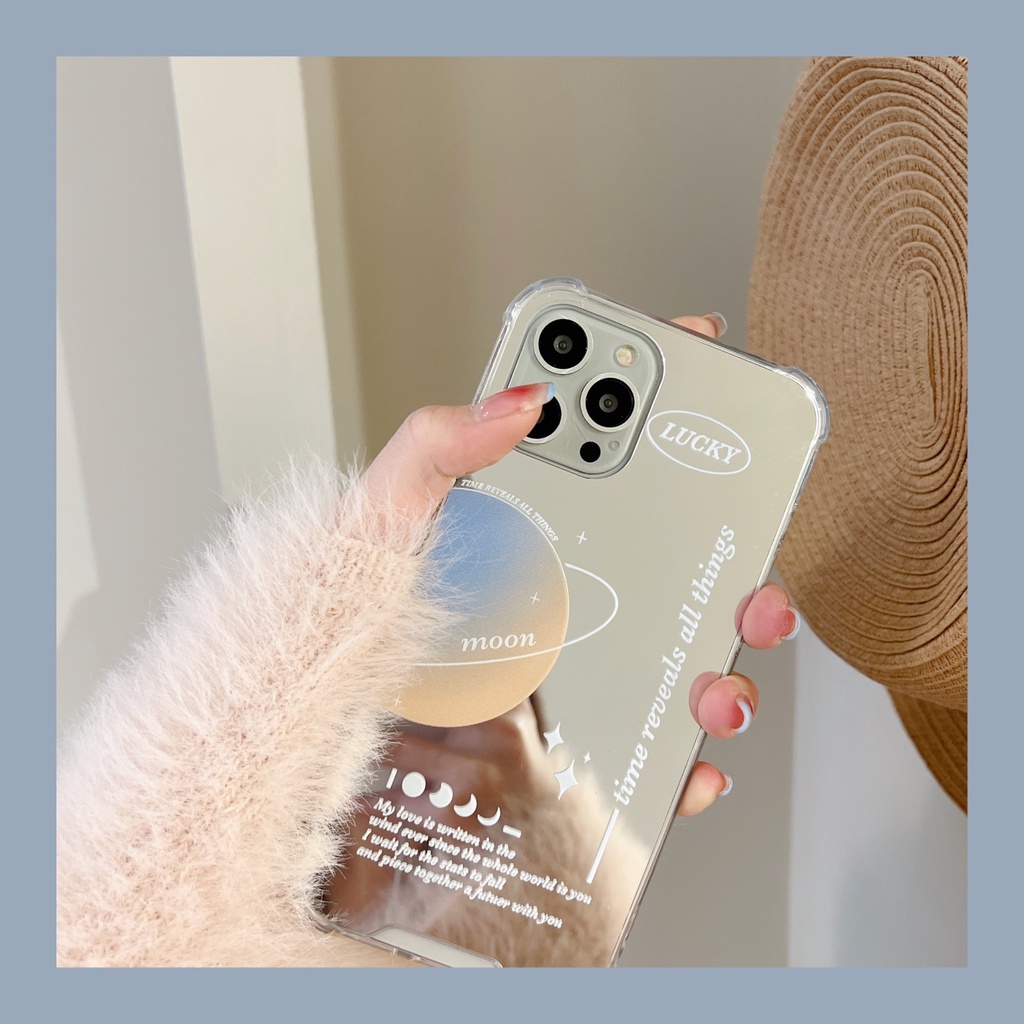 Ốp Lưng OPPO  Reno 8T 8Z 8 A76 A74 A95 A57 4G 5G A94 A52 A92 A5 2020 A9 2020 A5s A12 A31 A3s 7 7Z 6 5 A16 A15 A15s A54 A53 A33 Gương Case