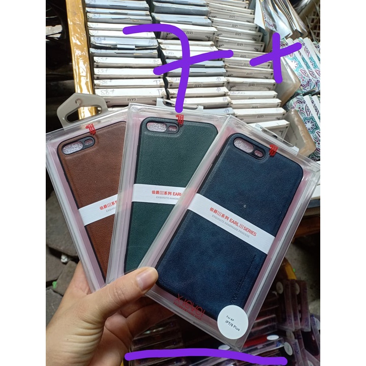 Ốp lưng X-Level da PU cho iPhone 6/6S/6P/7P/7G/8G viền dẻo chống sốc