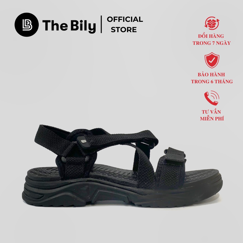 Giày Sandal Nam Nữ Unisex The BiLy Quai Chéo Đôi Dây Dù Đế Phylon Siêu Êm Nhẹ Nhiều Màu-BL02