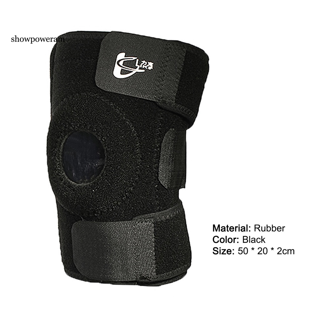 1 Đai Quấn Bảo Vệ Đầu Gối Giảm Đau Chuyên Nghiệp Màu Đen