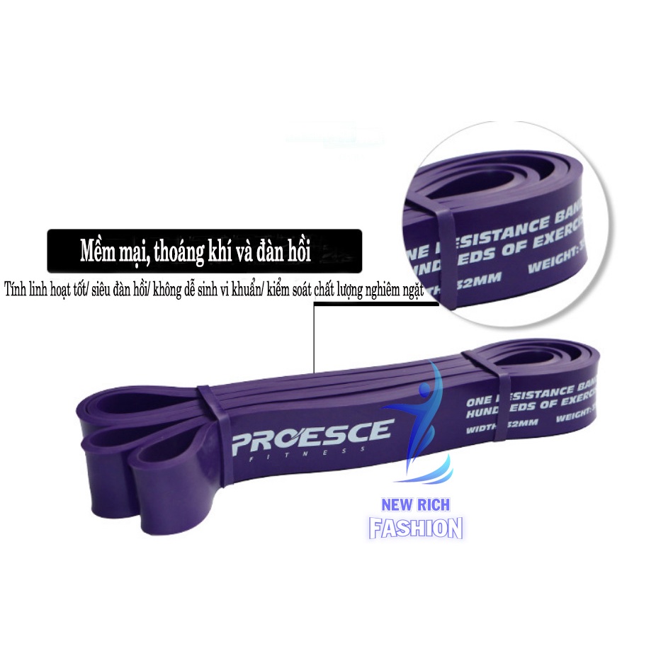 Dây đa năng hỗ trợ tập luyện Powerband Proesce  Dây kháng lực tập toàn thân