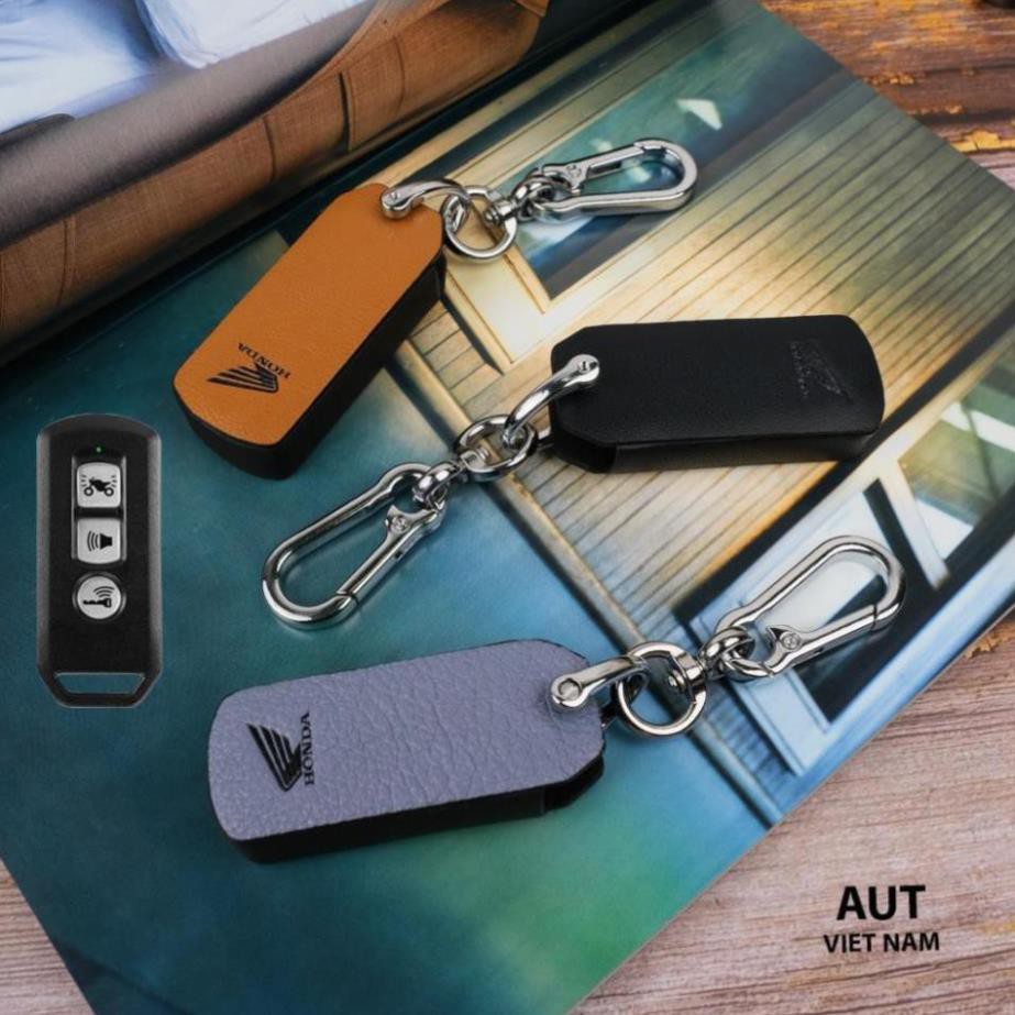 Bao da chìa khóa Smartkey Honda SH và SH Mode Handmade L V da bò cao cấp