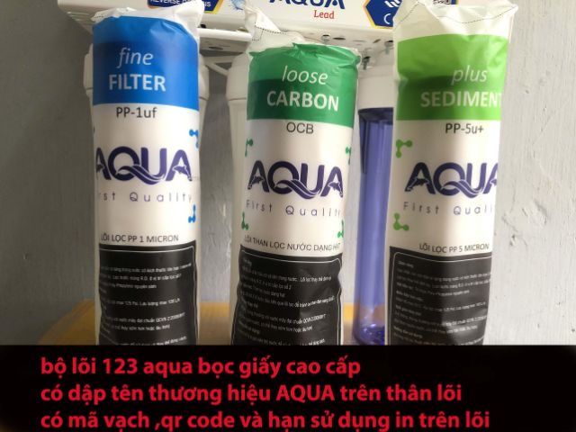 máy lọc nước AQUA lead 8 9 10 cấp lọc không vỏ tủ