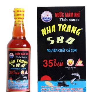 Nước mắm Nha Trang 584 35• đạm 500 ml