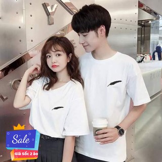 Áo đôi cổ tim cho nữ
