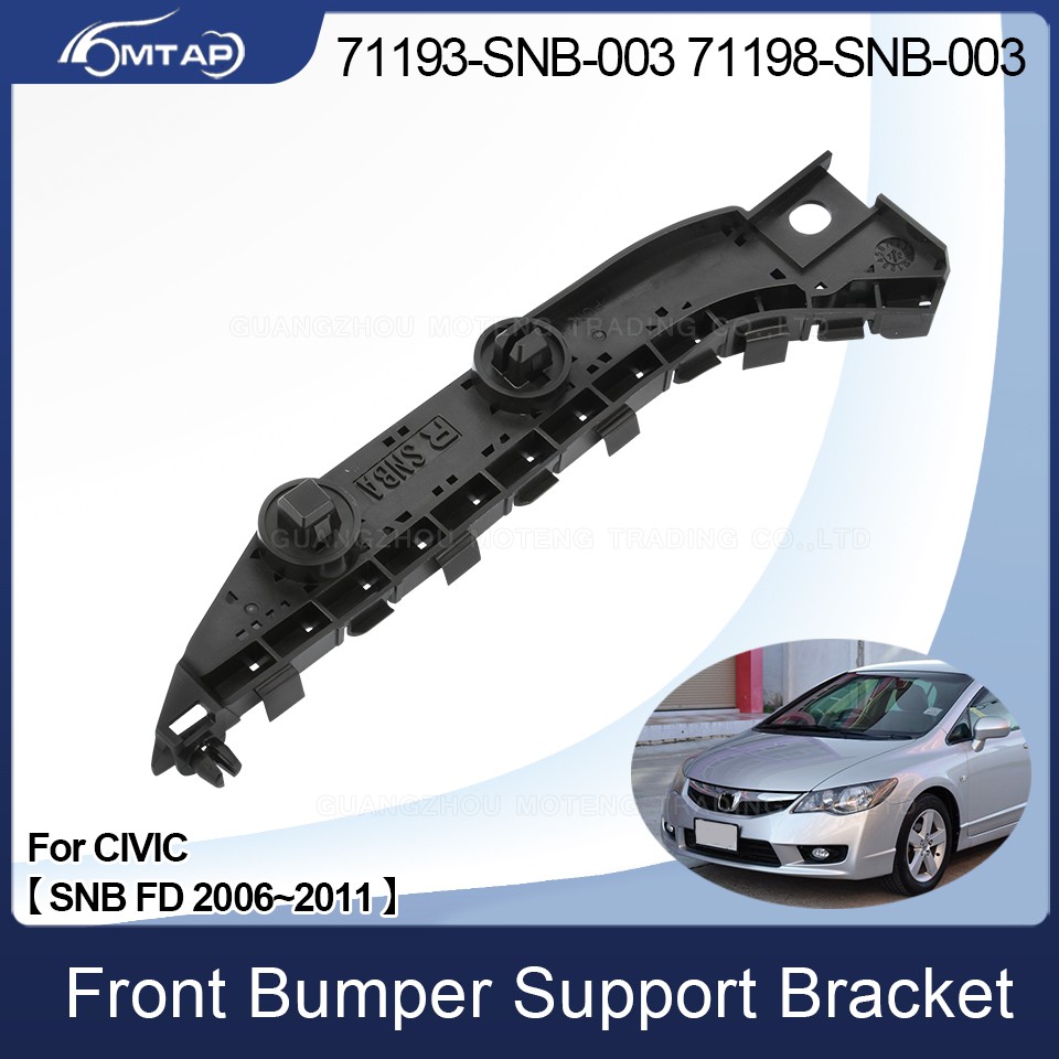 Phụ Kiện Giá Đỡ Cản Trước Hỗ Trợ Cho Xe honda civic Snap: 71198-snb-003 71193-snb-003 71193-snb-003