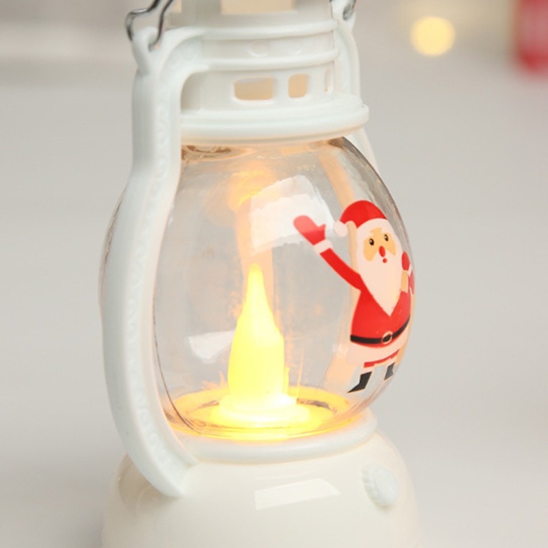 Đèn Dầu Bóng LED Trong Suốt Hình Ông Già Noel Cổ Điển Sáng Tạo Trang Trí Nhà Cửa / Tiệc Tùng