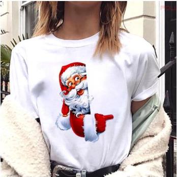 Áo thun nam nữ in hình giáng sinh Merry christmas cực đẹp - Áo thun cổ tròn tay ngắn