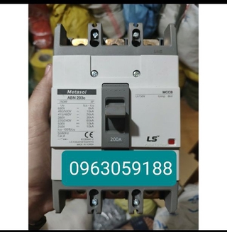 Aptomat Metasol Khối 3 pha ABN - 200A