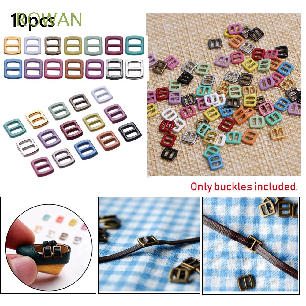 ROWAN 10pcs 5*6mm High quality Mini Ultra-small 15 colors Stuffed Toys Tri-glide Buckle