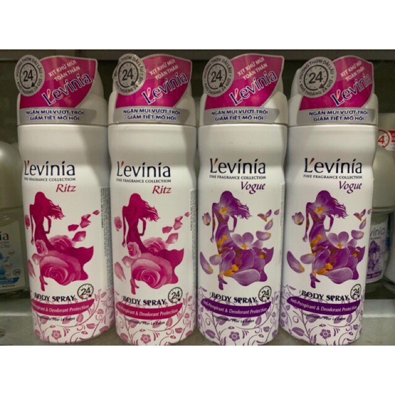 Xịt khử mùi toàn thân Levinia 200ml | Thế Giới Skin Care