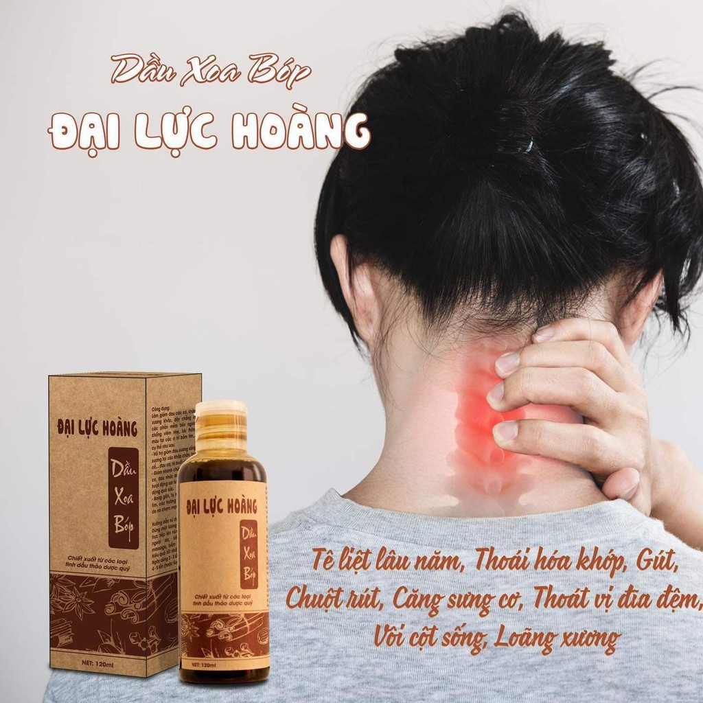 DẦU XOA BÓP ĐẠI LỰC HOÀNG [MUA 10 TẶNG 1, HÀNG SẴN]