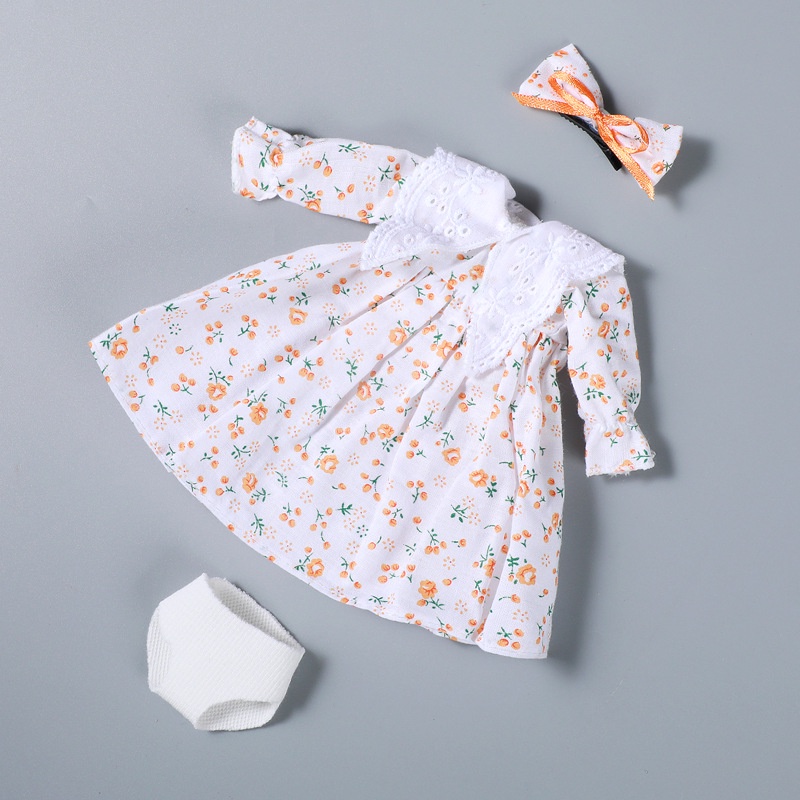Đầm Công Chúa Đồ Chơi Búp Bê BJD 30Cm
