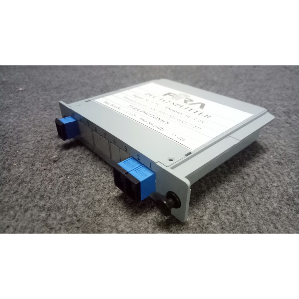 Bộ chia quang PLC modul dạng BOX 1x2 SC/APC. Hàng chính hãng