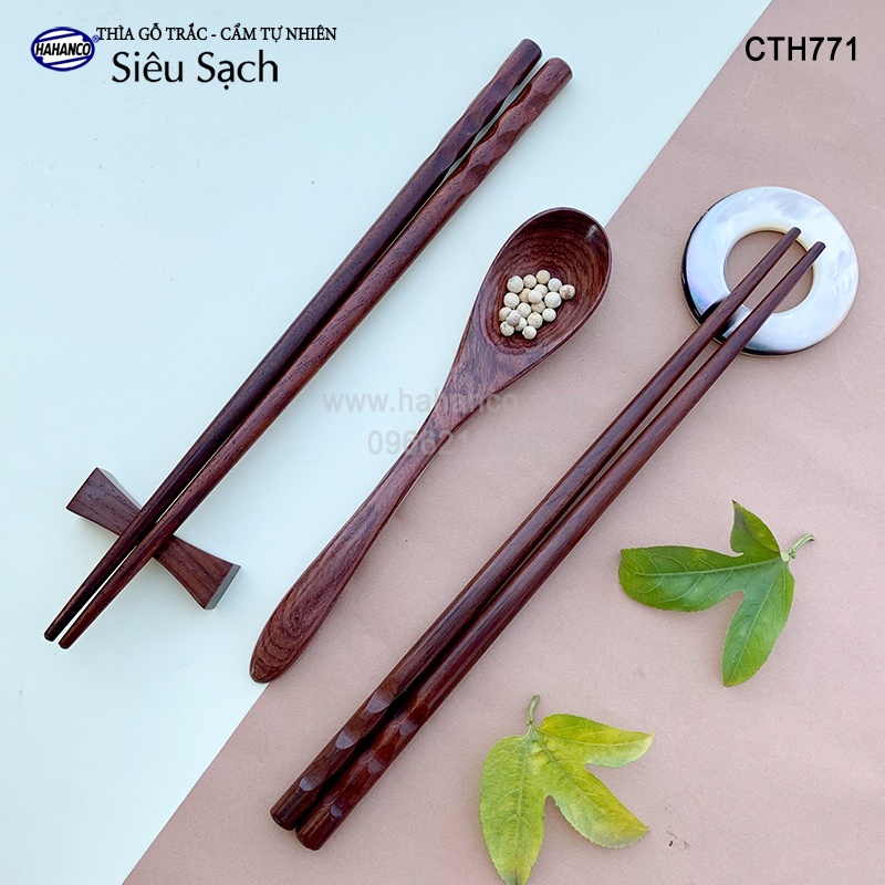 Muỗng Thìa cho bé gỗ Trắc/Cẩm (15cm) decor, xúc gia vị, ăn uống siêu sạch - CTH771