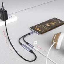 DÂY CÁP CHIA TÍN HIỆU CỔNG TYPE-C RA CỔNG 3.5MM AUDIO PD60W M205A UNITEK