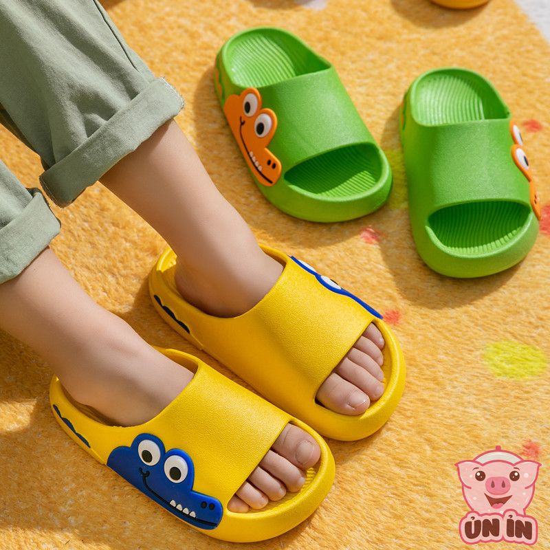 Dép lê quai ngang hình Cá Sấu nhiều màu xinh xắn cho bé trai bé gái từ 2-8 tuổi đế chống trơn trượt mới nhất M8890