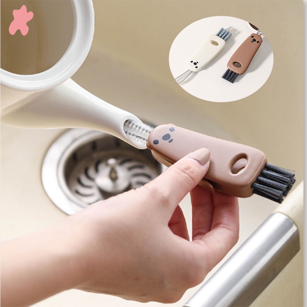 ★★★ 1 Cọ Rửa Cốc Hình Gấu Đa Chức Năng