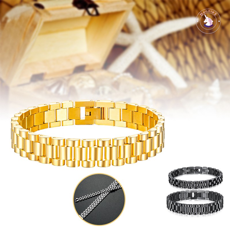 Stainless Steel Bracelet for Men Women Elegant Stylish Detacthable Hand Chain Watch Bracelet