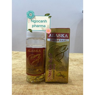 Viên dầu cá Omega 3,6,9 Alaska giúp tăng cường thị lực lọ 100 viên
