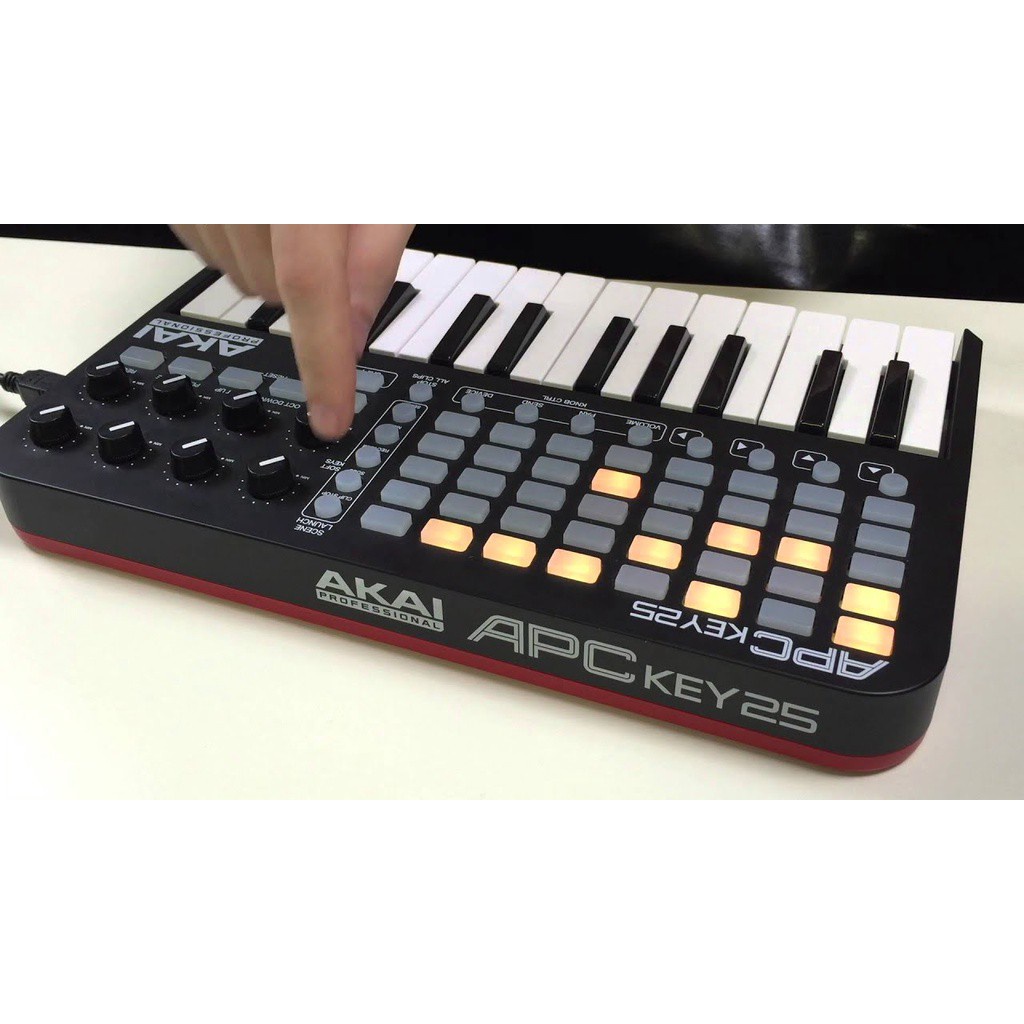 Đàn organ tạo beat AKAI APC 25 - phím cực nhạy