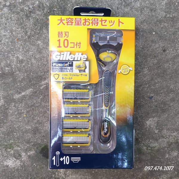 Quà tặng sếp nam - bộ dao cạo râu Gillette 5 Nhật Bản sang trọng