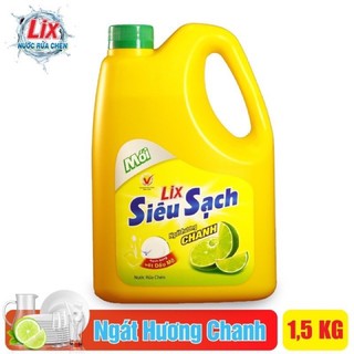 Nước rửa chén Lix chanh 1.5kg