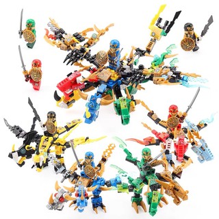 2 Mẫu 💜 Lắp Ráp Rồng Ninjago 4in1 💜 68088 - 68106