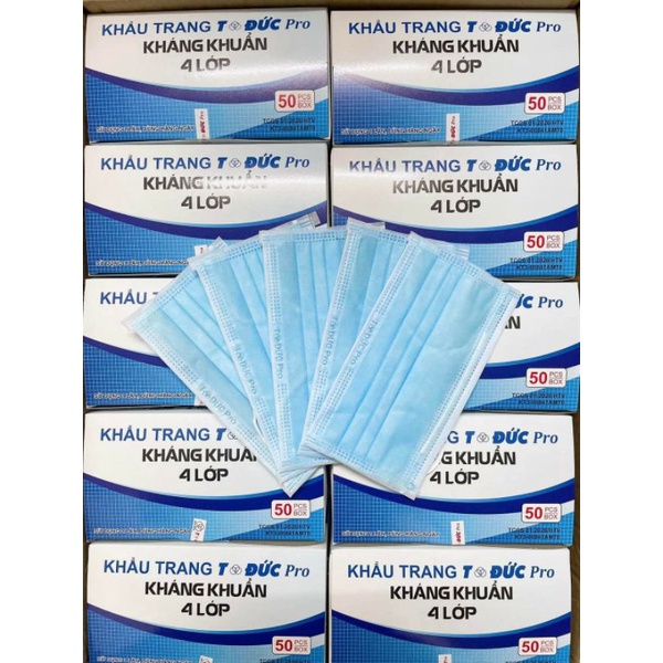 Khẩu trang y tế giá rẻ 4 lớp giá rẻ