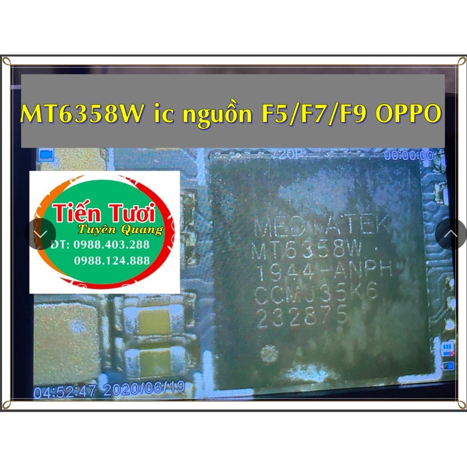 MT6358W IC Nguồn F5-F7-F9 - Oppo