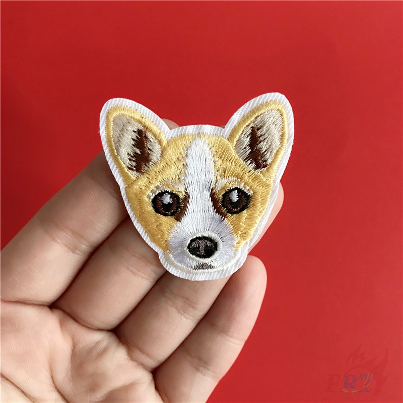 ☸ Sticker Ủi Thêu Hình Chú Chó Dễ Thương Series 02 ☸ 1 Miếng Dán Ủi Quần Áo Hình Chó Husky Corgi Pomeranian Cocker Spaniel Schnauzer Beagle Shih Tzu