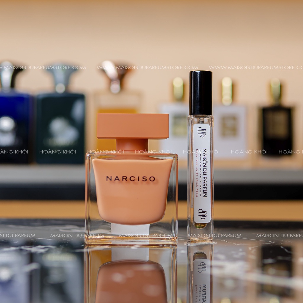 ⚜️Nước hoa nữ Narciso Ambree Nar Cam • 10ml • Maison Du Parfum