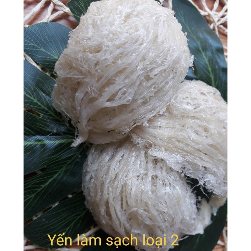 Yến sào Cần Giờ_Tổ yến rút lông làm sạch loại 2 (100g)