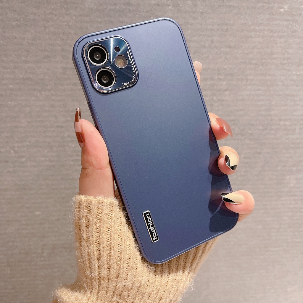 Ốp Điện Thoại Kim Loại Bảo Vệ Ống Kính Máy Ảnh Cho for iPhone11Pro 11Promax 12Pro 12Promax