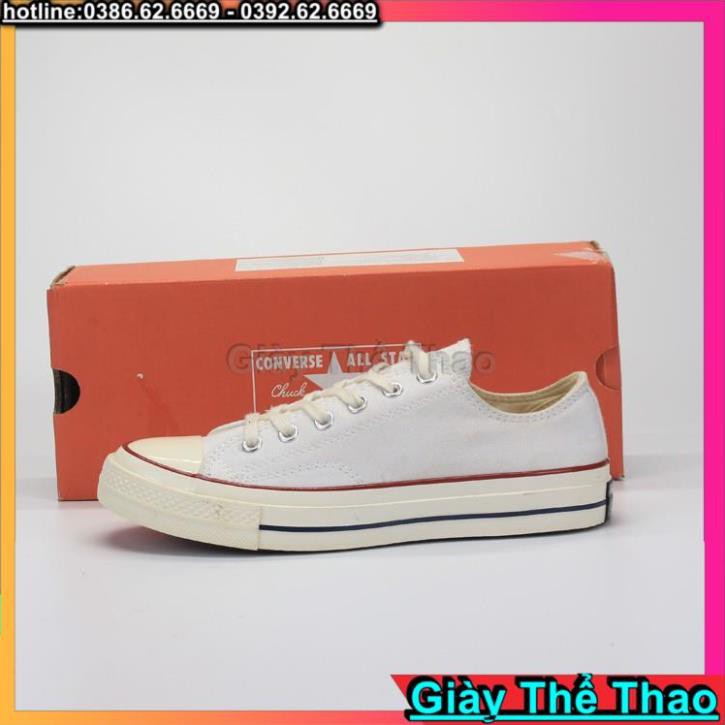 [FREE SHIP]  🔥Giày thể thao sneaker🔥CV converse 1970s thấp trắng🔥 dành cho cả nam và nữ đi đẹp