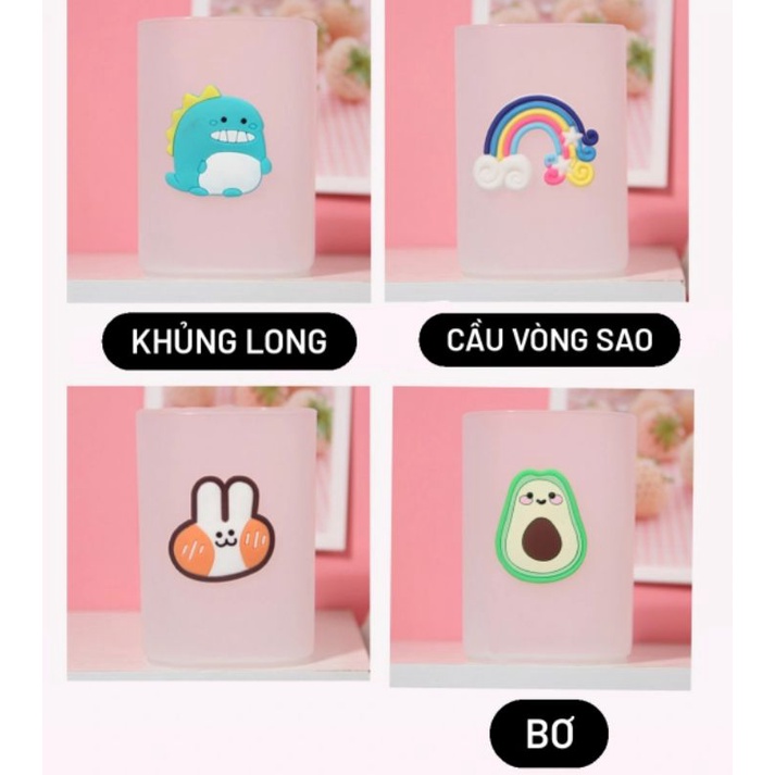 Lọ cắm bút nhựa nhiều hình,đựng nhiều bút hình chibi dễ thương