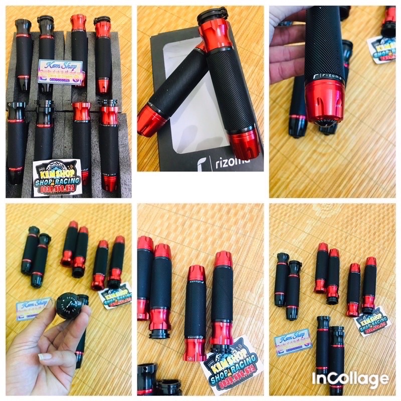 Bao Tay Chính Hãng Riroma Gù Nhôm CNC Cao Cấp Gắn Mọi Loại Xe