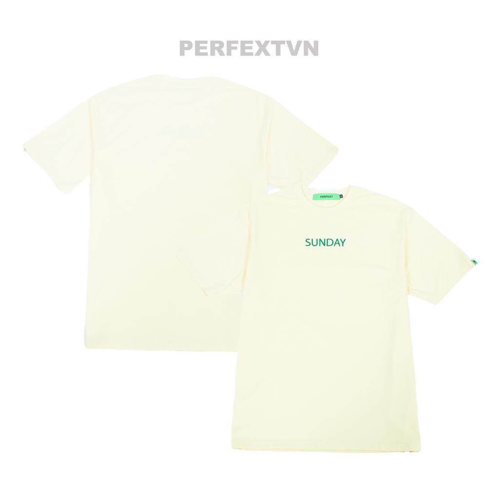 Áo Thun Unisex Perfext 7-Day Collection Tee Áo Phông Nam Nữ Tay Lỡ Cổ Tròn Hoạ Tiết In/ Thêu