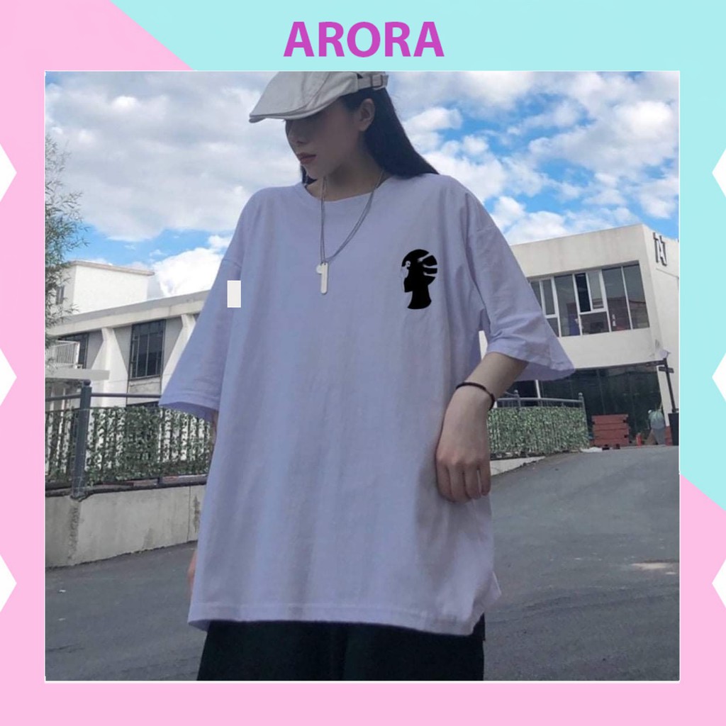 Áo thun trơn unisex, polo nam nữ tay lỡ from rộng, Áo phông trơn unisex, polo nam nữ cổ tròn đẹp, Arora AR18