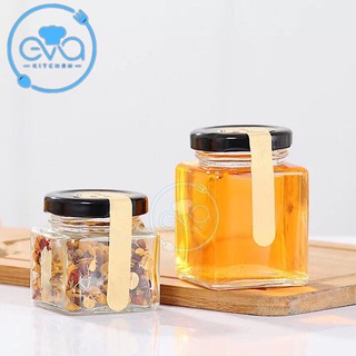 Hũ Thủy Tinh Vuông Nắp Vặn Dung Tích 50 Ml