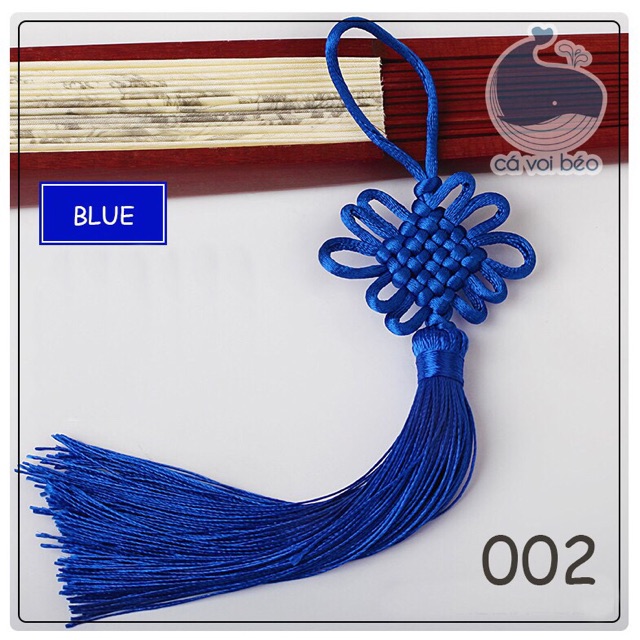 Dây tua rua đồng tâm kết treo Ngọc bội