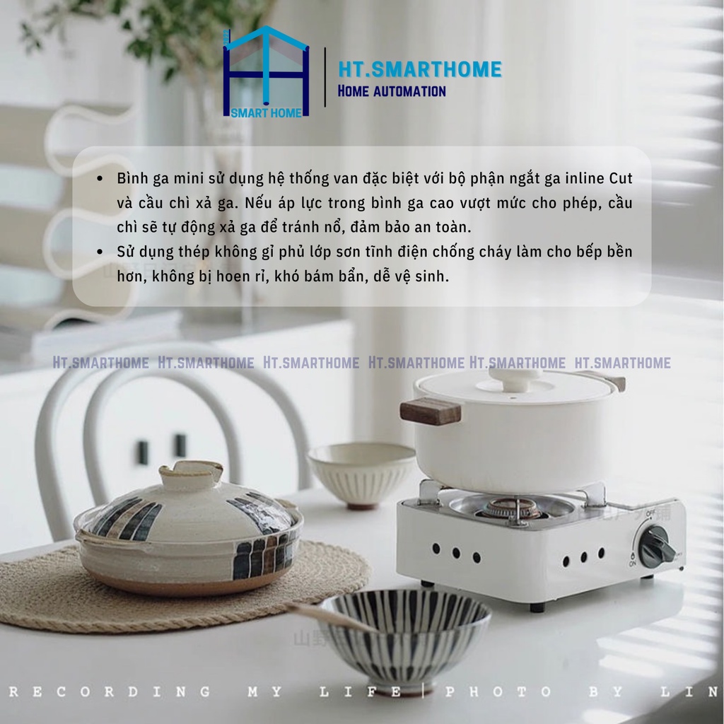 Bếp ga mini dã ngoại ngoài trời Sengoku - Nhỏ gọn, tiện lợi mang đi picnic, giã ngoại