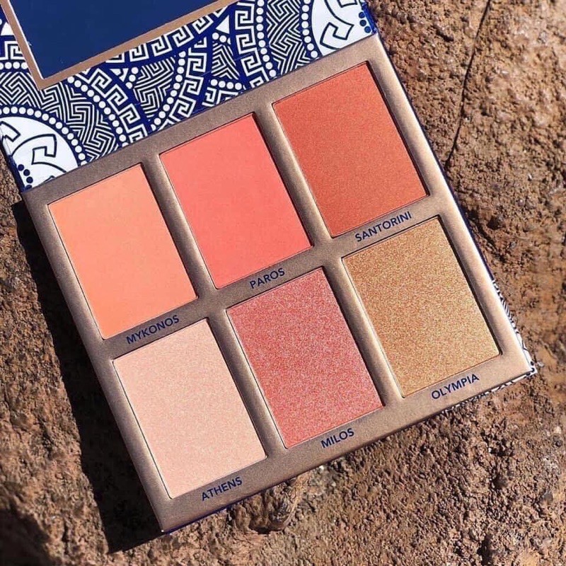 Má hồng, highlight BH COSMETICS GLOWING IN GREECE